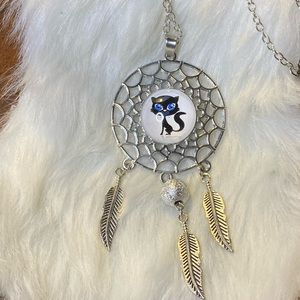 Cat Dreamcather Necklace